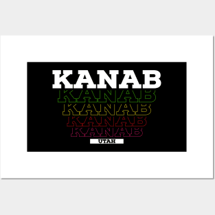 I Love Kanab Utah USA Vintage Posters and Art